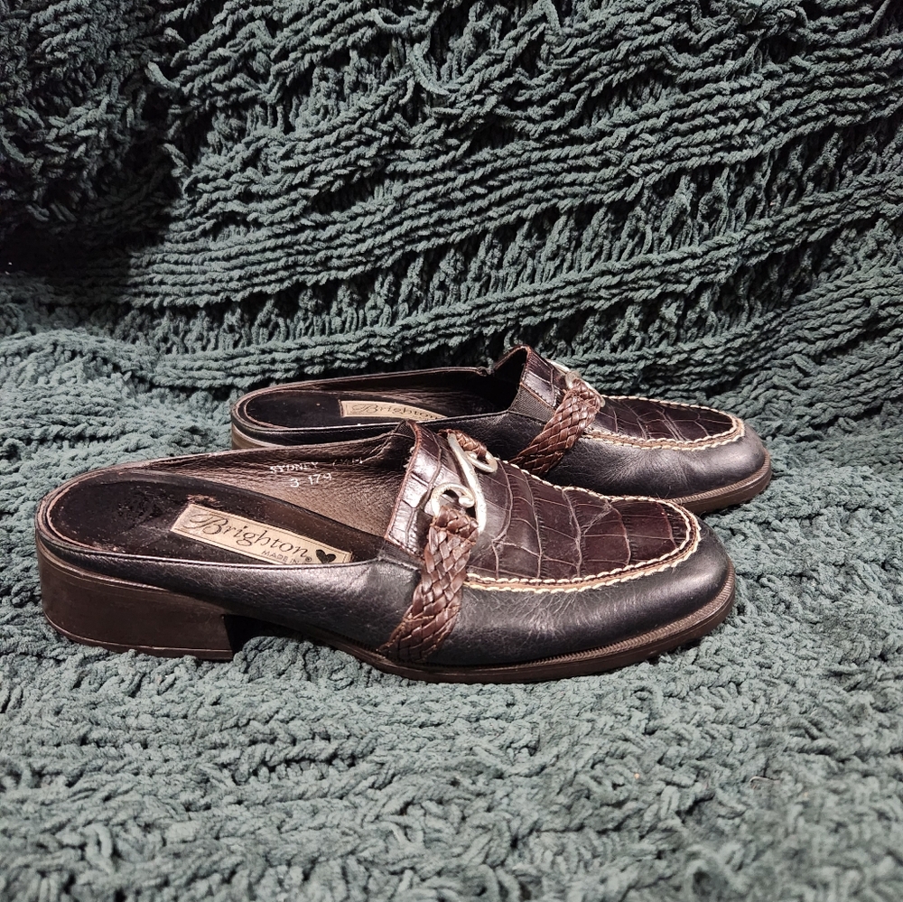 Brighton Sydney Womens Leather Loafers